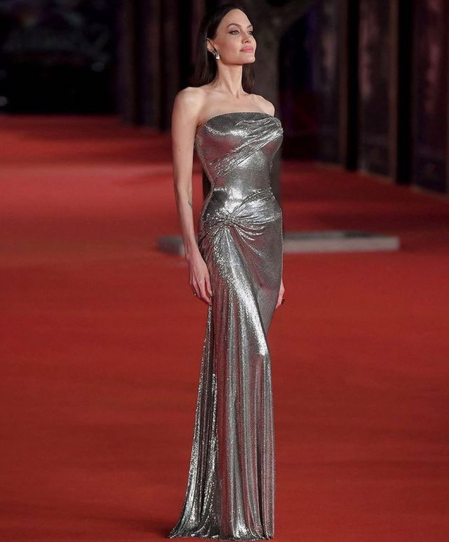 Rome Film Festival - Angelina Jolie in Versace