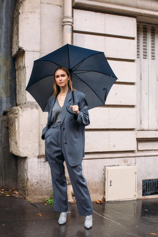 Street Style SS20 - Paris under the rain